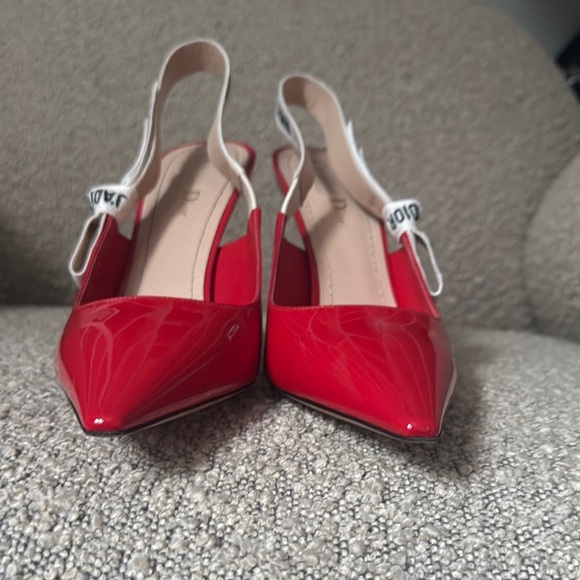Dior J’adiorRed Slingback Pumps - Picture 5 of 8